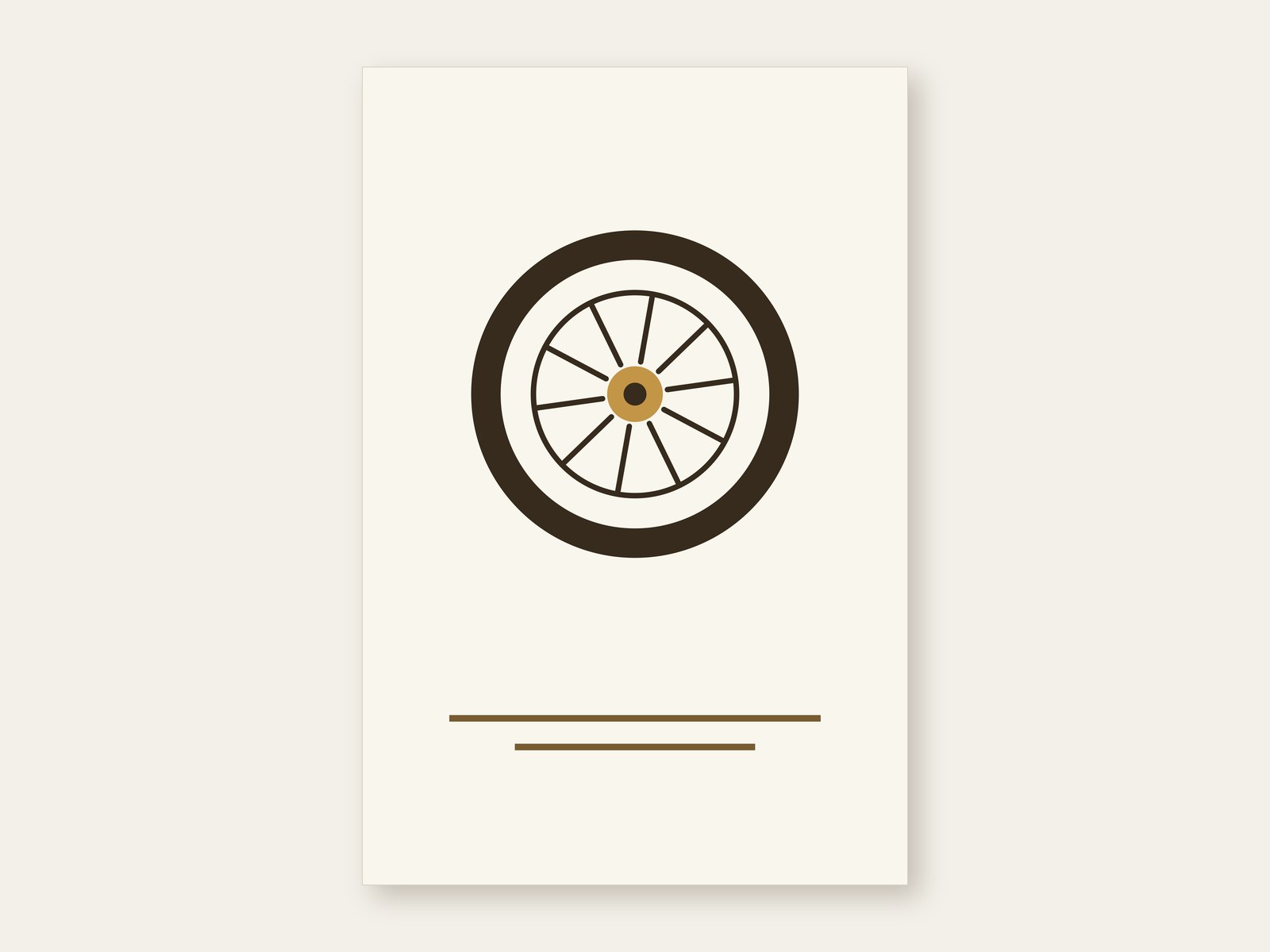 Garage Badge — printable wall art shown as the full artwork