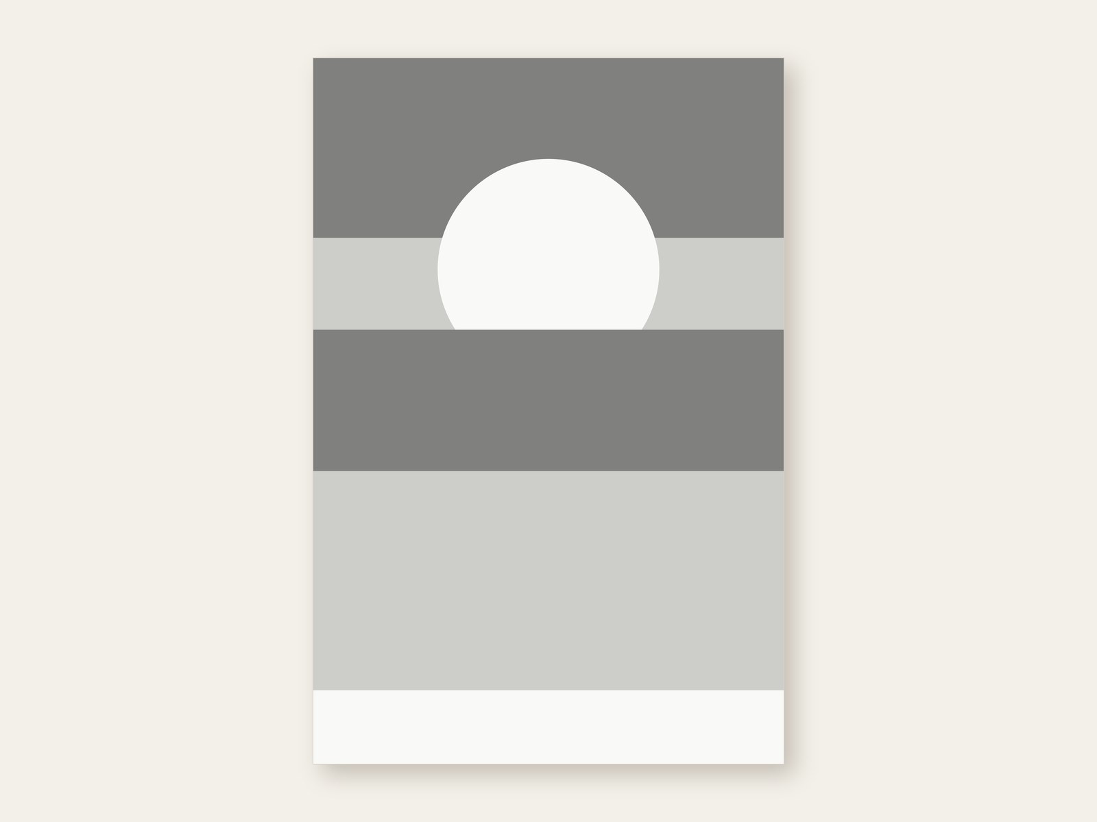 Paper Moon — printable wall art shown as the full artwork